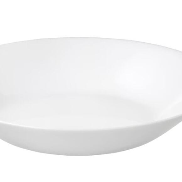 OFTAST White Deep Plates Elegant Bone China Look Without the Fragility Set of 6 - Picture 3 of 3
